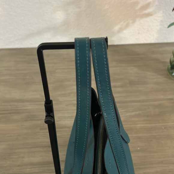 Coach f48734 Avenue Green Leather Carryall Satchel Tote Shoulder Handbag - Picture 4 of 15